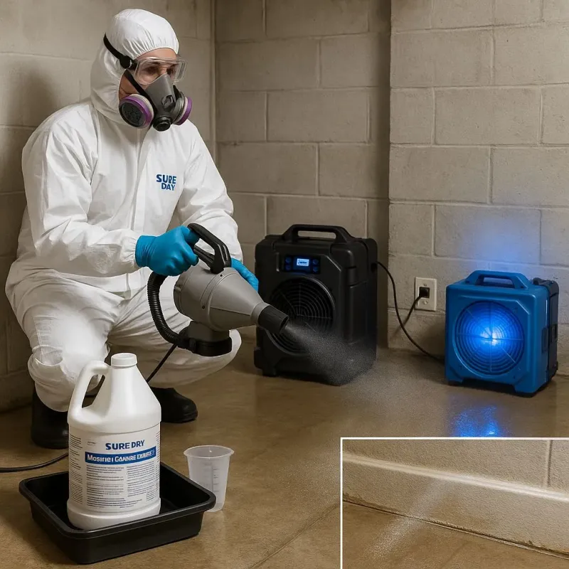Sanitization and Odor Removal process in East Williston, NY