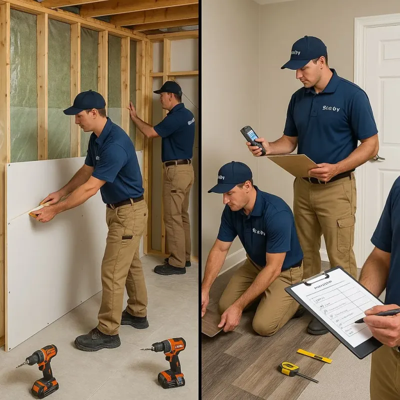 Repairs and Reconstruction process in East Williston, NY